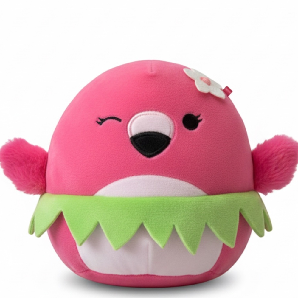 Squishmallows Cookie Flamingo Plush 5” 💖 No Tag | Kawaii Bird  Mini Collectible